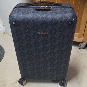 Michael Kors Navy Patterned Luggage